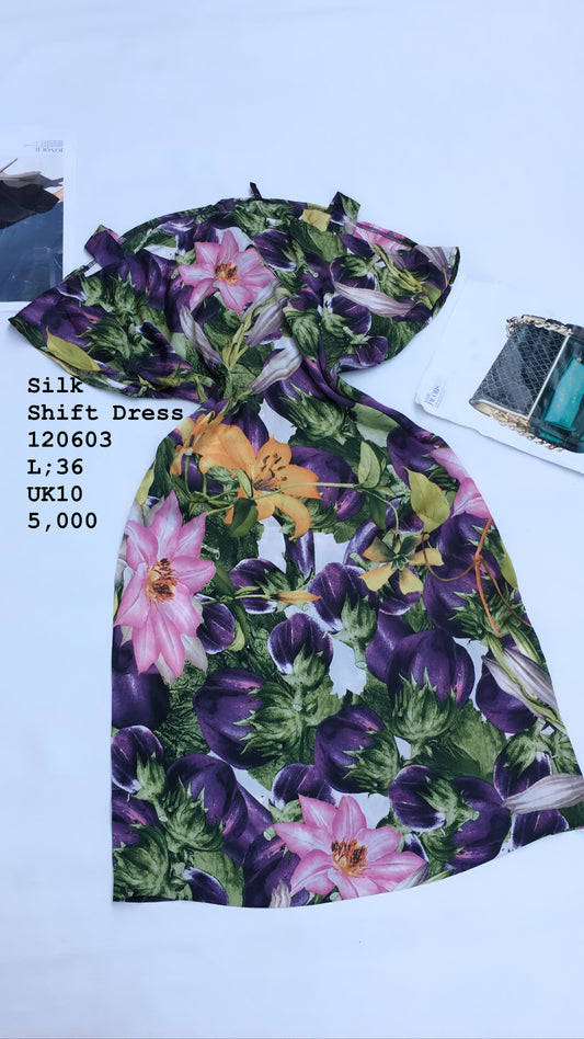 Silk Shift Dress