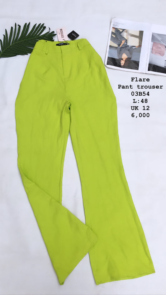 Flare Pant Trouser