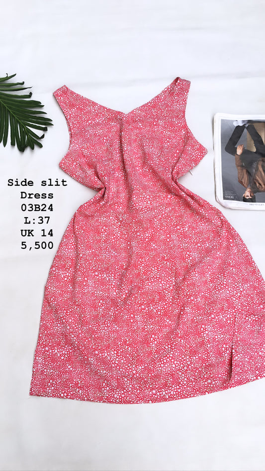 Side Slit dress